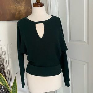 Dark Green Express Sweater Top